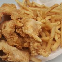 Chicken Tenders Basket · Served with choice of fries. 