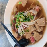 Pho · Rice noodle with beef broth and your choice of protein. No rice. Vegetarian broth available.