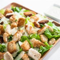 Grilled Chicken Caesar Salad · Marinated, fresh grilled chicken served on a Caesar salad.