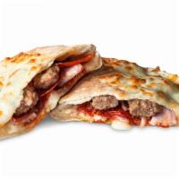 Meat Lovers Calzone · Pepperoni, sausage, hamburg, bacon and ham