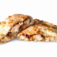 Smokey Joe Calzone · Grilled fresh chicken, bacon and red onions swirled with BBQ sauce