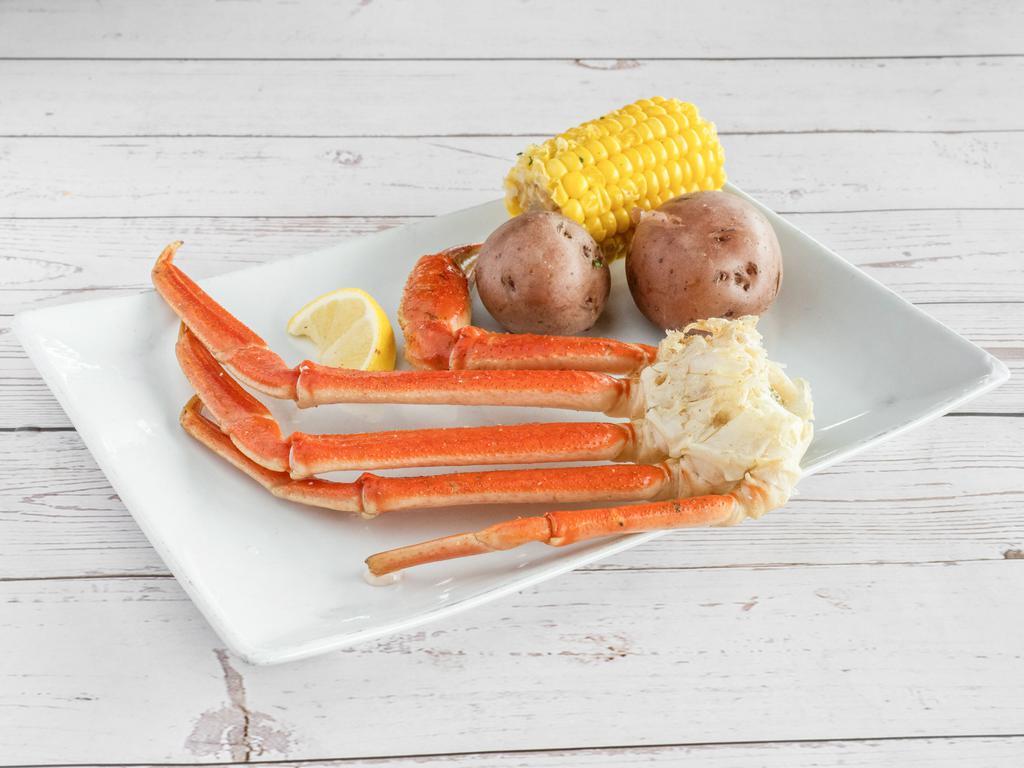 Snow Crab 1/2LB · Comes with Corn & Potatoes
