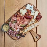 Charcuterie · seasonal, cured meats and cheeses with accouterments and focaccia