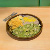 40. Chile Verde · Chunks of pork cooked in a green sauce.