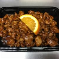 Orange Chicken Combo · Diced chicken deep fried to tender crispiness and coated with our spicy orange flavor sauce....