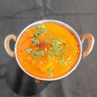 Paneer Tikka Masala · Homemade cottage cheese cooked in a creamy sauce. Served with basmati rice.