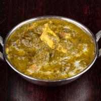Saag · Vegetables cooked in spinach gravy with mild curry spices. Served with rice or naan or chapa...