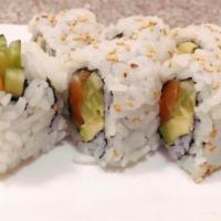 Alaskan Sushi · Salmon, cucumber, and avocado.