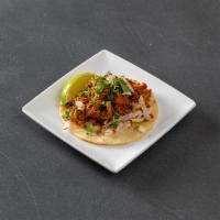 Taco · 1 fresh handmade corn tortilla with choice of 1 filling, onions, cilantro and raddish.