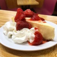 Cheesecake · Original New York Style Cheesecake *Strawberries are NOT included*