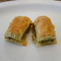 Baklava · pastry with pistachios or walnuts 2 pieces.