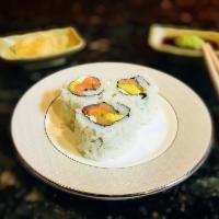 Philadelphia Roll · Smoked salmon, avocado, and cream-cheese inside