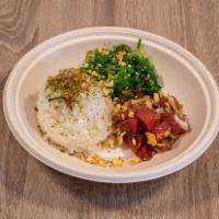 Jr. Poke Bowl · Includes 1 poke protein and 1 side.
