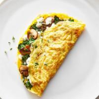1 Meat Omelet · Your choice of meat and cheddar cheese wrapped in 2 eggs.