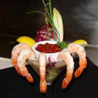 Shrimp Cocktail Lunch · Jumbo gulf shrimp, poached and served with cocktail sauce.
