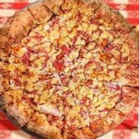 Hawaiian Pizza · Canadian bacon, pineapple, and mozzarella cheese.