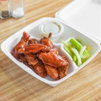 Buffalo Wings Platter · 12 wings. Served with french fries and coleslaw.