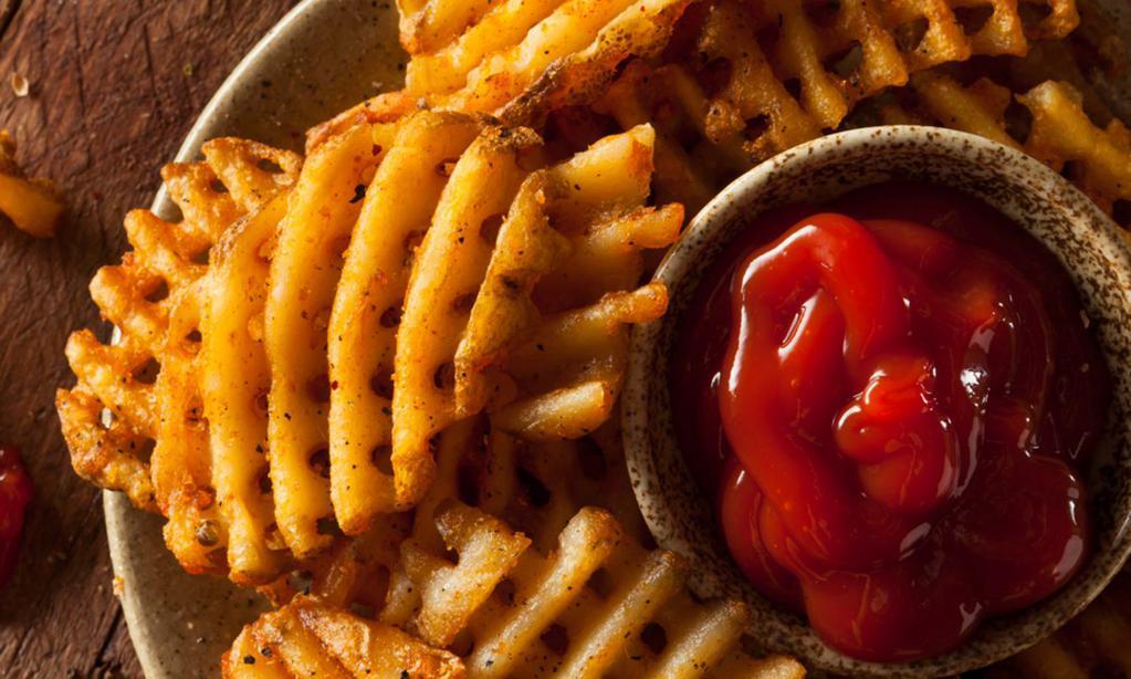 Waffle Fries · Seasoned waffle cut fries. A Charburger classic. 
