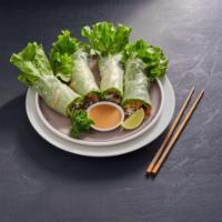 Fresh Salad Roll · Vermicelli noodles, carrots, bean sprouts, lettuce and basil wrapped in rice paper, served w...