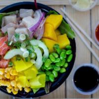 Medium Bowl with Hawaiian Drink · Please specify your first choice, and second choice if first choice is out.
* Pineapple Oran...