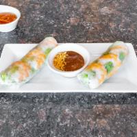 V1. Spring Roll · Vegetable and tofu.