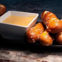 Pretzels and Beer Cheese · Fresh pretzels served with beer cheese. Made in house!