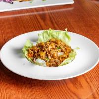 11. Lettuce Wrap  · Choice of shrimp, chicken, or tofu. Fresh water chestnuts and lettuce for wrapping, served w...