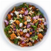 Winter Chopped Salad · Plant powered chopped salad with colorful veggies, crunchy walnuts & eggplant bacon. Crisp &...