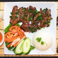 10. Grilled Chicken Rice · Com ga nuong.