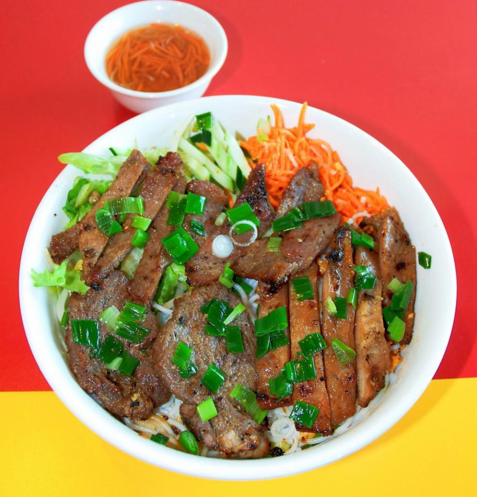 30. Grilled Pork, Beef and Chicken · Bun heo, bo and ga nuong.