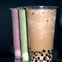 Bubble Tea Milk Tea · Add bubble and jelly for an additional charge.