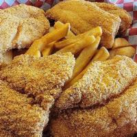 St. James Special · 4 Catfish Fillets
Seasoned Fries or Dirty Rice