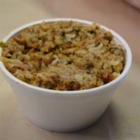 Dirty Rice LG · Our delicious dirty rice - spiced just right!