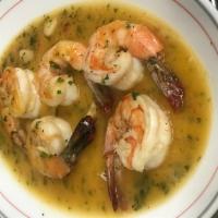 Garlic Shrimp Dinner · Jumbo shrimp, sauteed with fresh garlic, white wine, olive oil, and a touch of oregano.