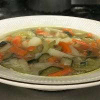 Minestrone · Mixed fresh vegetable soup.