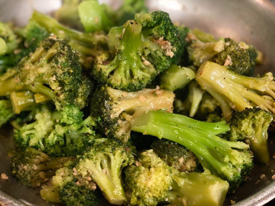 Broccoli Saltati Dinner · Sauteed broccoli in garlic and oil.