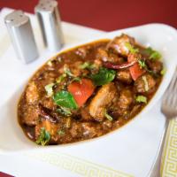 Andhra Chicken Curry · Bone in home style curry.
