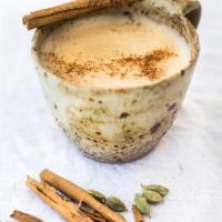 Masala Chai · darjeeling black tea brewed in whole milk & our signature chai spices
