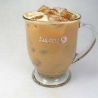Iced Black Royal Milk Tea · Assam black tea leaves made the traditional way in a pot with sugar and hot water, then stra...