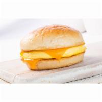 Egg and Cheddar Sandwich · Eggs, cheddar and breakfast sauce.