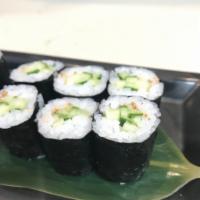 Cucumber Roll - Kappamaki · 6 Pieces. Cucumbers inside with seaweed outside.