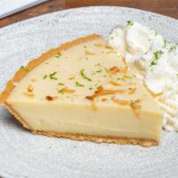 Audrey’s Key Lime Pie · toasted coconut, whipped cream (vegetarian)