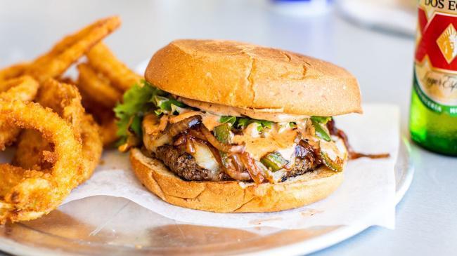 El Diablo · This repeat BOM is a Crowd Favorite. Pepper Jack Cheese, House-made 'Diablo' Sauce, Fresh-Grilled Jalapenos and Onions, Crisp Lettuce and Tomato.