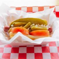Vienna RED HOT · Chicago Style-mustard,relish,onions,tomatoes, pickles--
                                    ...
