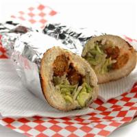 Falafel Sandwich · Deep-fried ball, made from ground chickpeas and served with special sauce.