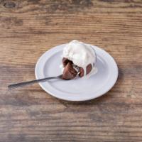 Warm Chocolate Lava Cake · Vanilla Bean Ice Cream