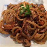 Chicken Noodles · Your choice of noodles stir-fried or in broth.