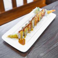 Cowboy Roll Special  · Shrimp tempura, cream cheese, avocado, top crab stick.
