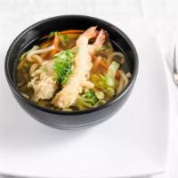 Tempura Udon · Noodle soup.