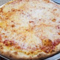 Original NY Cheese Pizza · Our original NY cheese pizza, with a thin crispy crust.